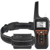 Waterproof Pet Beep Vibration Electric Shock Collar 3280Ft 3 Channels Rechargeable Transmitter Receiver Trainer With Flashing light