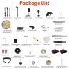 Cordless Electric Pole Saw & Mini Chainsaw & Grass Trimmer Kit 3-In-1 Adjustable Length 2Pcs 21V 1500Mah Batteries 4In 6In Chains Saw Blade 5Pcs