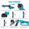 2-In-1 Electric Shear with Extension Pole 21V 4.0Ah Cordless Pruner 13Ft High Tree Trimming Pruning ETC.