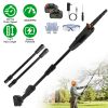 Cordless Pole 6In Saw 7.4Ft Maximum Extendable Length 35Ft/S Speed Electric Pole Chainsaw 2Pcs 3.0Ah Batteries And Charger Included Pruning Trimming