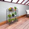 3 Tier Plant Stand Shelf Flower Pot Holder Display Rack 88Lbs Utility Storage Organizer