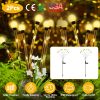 Solar Firefly Swaying Decorative Lights 2Pcs Ip65 Waterproof Landscape Pathway Stake Patio Yard Night Light