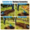 Battery Powered Tiller 800W 21V Cultivator 3.0Ah With 8.66" Width 6.69" Depth Manganese Steel Tines For Soil Cultivation Weeding Garden Lawn