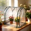 28.94" X 21.46" X 27.76" Tabletop Mini Greenhouse Portable Greenhouse For Spring Indoor Outdoor Garden Tent For Seed Starting Plant Protection Gardeni