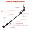 Cordless Electric Pole Saw & Mini Chainsaw & Grass Trimmer Kit 3-In-1 Adjustable Length 2Pcs 21V 1500Mah Batteries 4In 6In Chains Saw Blade 5Pcs
