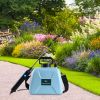 5L/1.3Gallon Electric Plant Sprayer Telescopic Rechargeable Garden Sprayer Automatic Handheld Sprayer With 3 Spray Spouts Shoulder Strap For Cleaning