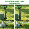 Solar Powered Motion Sensor Animal Repellent Sprinkler With Flashing Light Outdoor Animal Deterrent For Cats Dogs Squirrels Birds Raccons Deer