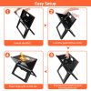 Portable Bbq Barbecue Grill Foldable Charcoal Grill Camping Garden Outdoor Travel
