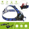 Tactical Led Headlamp Zoomable Torch 3 Light Modes 25000 LUM Camping Backyard Garden Garage