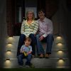 Solar Powered Led Outdoor Lights Ip55 Waterproof Dusk To Dawn Sensor Fence Lamps For Stairs Yard Railing Gardening