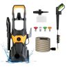 Electric High Pressure Portable Washer Cleaning Machine 4200Psi 1.85Gpm 1800W Power Washer With Spray Gun 4 Nozzles Foam Cannon Holders