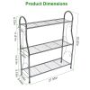 3 Tier Plant Stand Shelf Flower Pot Holder Display Rack 88Lbs Utility Storage Organizer