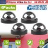 Fake Security Dome Dummy Camera with Realistic Looking Flash Led Lights Simulated Surveillance Security For Home Shop Factory