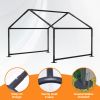 Extra Large Outdoor Dog House Tent 4'X4'X3' Breathable Outdoor Enclosure With 3-Sided Roll-Up Mesh Windows Ground Stakes Storage Bag For Critters