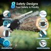 2-In-1 Cordless Pole Saw Mini Chainsaw with Extension Pole 21V Battery 8” Electric Brushless Pole Chainsaw With Auto Oiler Safety Switch 6.4Lbs