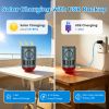 2Pack 3-In-1 Ultrasonic Solar Animal Repeller Motion Activated Animal Repellent With Ultrasonic Sound Alarm Strobe Light 4 Modes Ip55 Waterproof