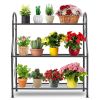3 Tier Plant Stand Shelf Flower Pot Holder Display Rack 88Lbs Utility Storage Organizer