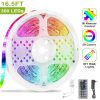 LED Strip Lights 300 5M/16.5Ft 20 Colors Rgb Led Strip Ip65 Waterproof with Remote