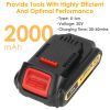 20V Replacement Battery Fit For Dewalt Dcb206-2 Dcb205 Dcb200-2 Dcb203 Dcb181 Dcb180 Dcb200 Dcb201 Dcb201-2