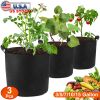 Plant Grow Bags Potato Vegetable Planter Bags 3 Pack Breathable Planting Fabric Pots 7Gallons