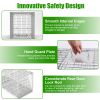 Humane Trap Cage With Waterproof Cover Gloves Catch Release Live Animal Rodent Cage Collapsible Galvanized Wire For Raccoons Beavers Groundhogs