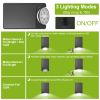 Solar Spotlights Outdoor 10Leds Landscape Lights 120° Motion Sensor Lamps 180°Lighting Ip65 Waterproof For Garage Garden Front Door
