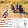 Waterproof Pet Beep Vibration Electric Shock Collar 3280Ft 3 Channels Rechargeable Transmitter Receiver Trainer With Flashing light