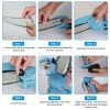 Mini Chainsaw Portable Handheld Cordless Small Chain Saw Battery Powered With 2Pcs 1200Mah Rechargeable Batteries 8In Chains Gloves Goggles