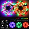 LED Strip Lights 300 5M/16.5Ft 20 Colors Rgb Led Strip Ip65 Waterproof with Remote