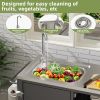 Outdoor Grill Cart With Storage Kitchen Prep Station Cart Outdoor Grill Table With Wheels Sink For Patio Backyard Bbq