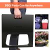 Portable Bbq Barbecue Grill Foldable Charcoal Grill Camping Garden Outdoor Travel