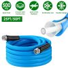 Non-Expanding Flexible Heavy Duty Pvc Garden Hose Leak-Resistant Kink-Free All-Weather Burst 500Psi 25Ft/50Ft 5/8"