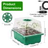 Seed Starter Tray With Grow Light Humidity Dome Germination Kit with 5Packs Seeds 5-Level Brightness 4 Timers For Indoor Greenhouse