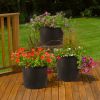 Plant Grow Bags 3 Pack Planter Bags Breathable Planting Fabric Pots 3 Gal Potato Vegetable