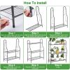 3 Tier Plant Stand Shelf Flower Pot Holder Display Rack 88Lbs Utility Storage Organizer