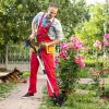 21V Rechargeable Weed Eater Edger String Trimmer Grass Mower Bush Cutter with 16800Rpm 2X 3000Mah Batteries 3.6-4.6Ft Length 90° Rotatable Angle
