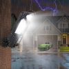 Solar Wall Light Outdoor 87 Led Beads Pir Motion Sensor Remote Control Wireless Lamps Ip45 Waterproof Lighting For Garage Front Door Garden Pathway