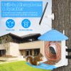 Solar Powered Bird Feeder 2K Bird Watching Camera With Pir Motion Ai Birds Species Identify Two-Way Audio Real-Time App Notification Capture Video