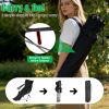 Reclining Camping Chair With Footrest 4-Position Adjustable Outdoor Folding Chair Heavy Duty Portable Camping Lounge Chair With Headrest Cup Holder