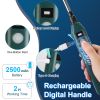 Battery Operated Portable Garden Water Sprayer 5L/1.32Gallon Electric Sprayer Rechargeable with Telescopic Handle 3 Spray Nozzles ADJ Shoulder Strap