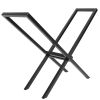 Firewood Log Rack 220Lbs Steel Wood Lumber Storage Stacking Rack X Shape Storage Holder For Fireplace Firepit