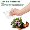 Plant Nursery / Pet Flower Seed Starting Pots 30Pcs Container With Dome With Drainage Holes