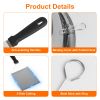 Griddle Accessories Kit Flat Top Grill Accessories 31Pcs Camp Chef With Spatulas Griddle Press Basting Cover Spice Shakers Vegetable Forks