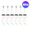 Solar Dragonfly Wind Chime 7 Color Changing Wind Chime For Outside Ipx4 Waterproof Outdoor Garden Yard Decor