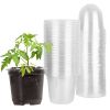 Plant Nursery / Pet Flower Seed Starting Pots 30Pcs Container With Dome With Drainage Holes