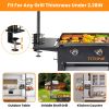Griddle Caddy Paper Towel Holder Hook Baskets Bbq Accessories Storage Rack Vertical Standing Bbq Organizer Grill Utensil Storage