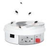 Usb Powered Electric Fly Trap Automatic Flycatcher Rotating Fly Pest Repellent Tool For Home Garage Barn