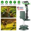 Solar Powered Motion Sensor Animal Repellent Sprinkler With Flashing Light Outdoor Animal Deterrent For Cats Dogs Squirrels Birds Raccons Deer