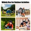 Outdoor Wide Brim Sun Hat With 2 Rechargeable Fans Solar Powered 3 Wind Speeds Upf50+ Breathable Waterproof Nylon Mesh Hat For Gardening Yard Work