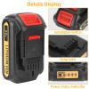 20V Replacement Battery Fit For Dewalt Dcb206-2 Dcb205 Dcb200-2 Dcb203 Dcb181 Dcb180 Dcb200 Dcb201 Dcb201-2